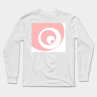 Abstract pattern - pink and white. Long Sleeve T-Shirt